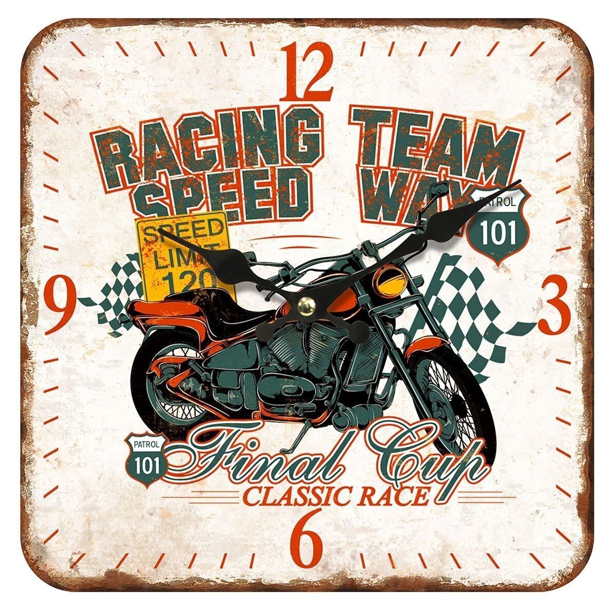 Orologio da parete moto