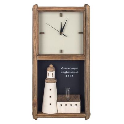 Wall Clock with Lighthouse
