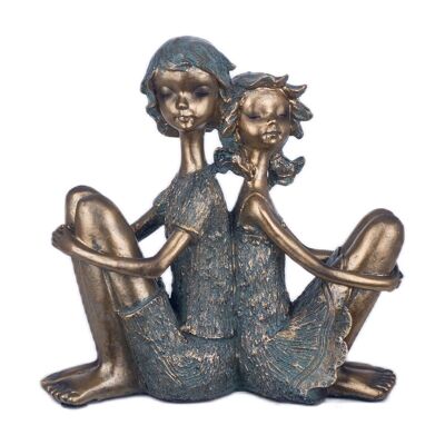 Figurine Couple Assis