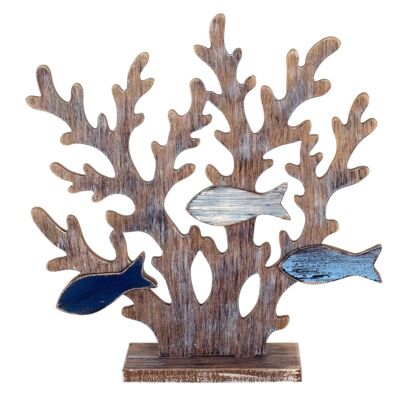 Ornamento di corallo con pesci