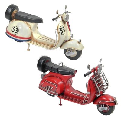 Vintage Motorrad Roller 2 Einheiten