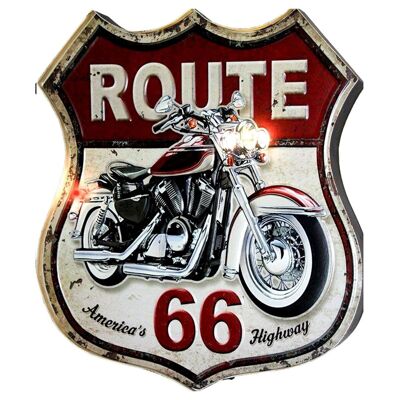 Route 66 license plate