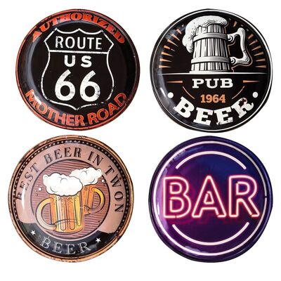Route 66-Plakette – Bar 4 Einheiten
