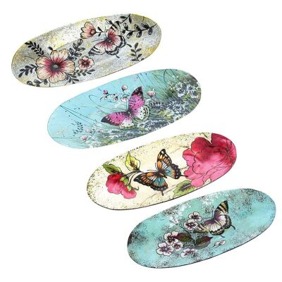 Oval butterfly plate 4 Units