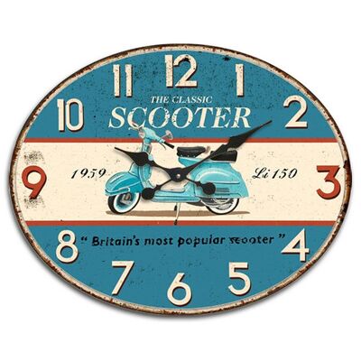 Reloj Pared Scooter