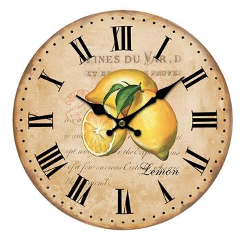Citrons Horloge