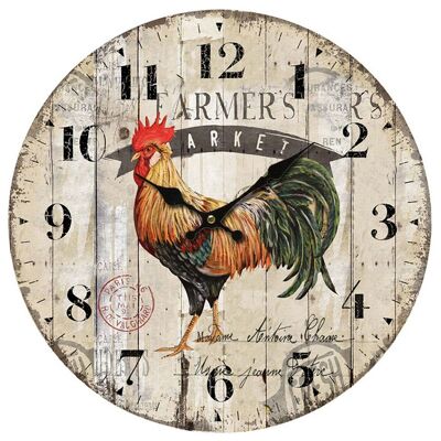 Rooster wall clock