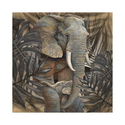 Dipinto di elefanti