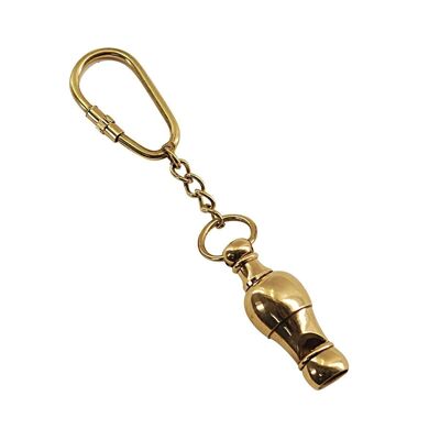Keychain with sailor whistle