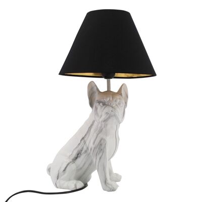 Bulldog shaped lamp