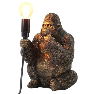 Gorilla shaped lamp