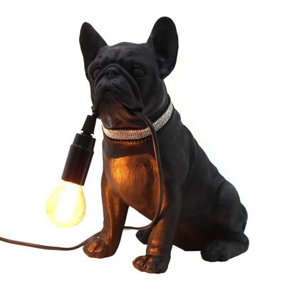 Französische Bulldoggenlampe