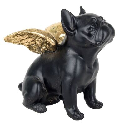 Bulldoggenfigur mit Flügeln