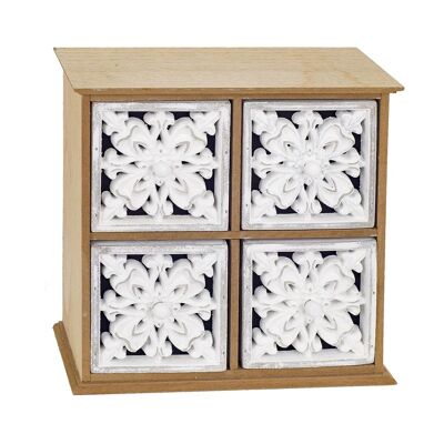 Jewelry box organizer 4 drawers