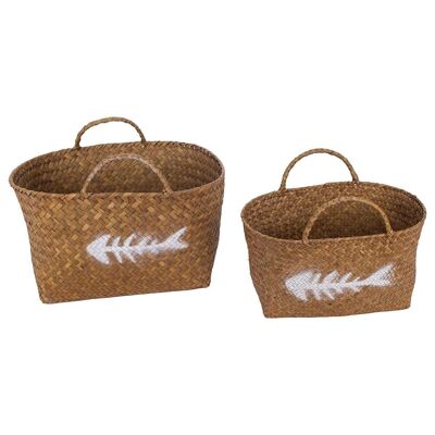 Baskets with fish 2 Units