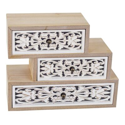 3 drawer jewelry box