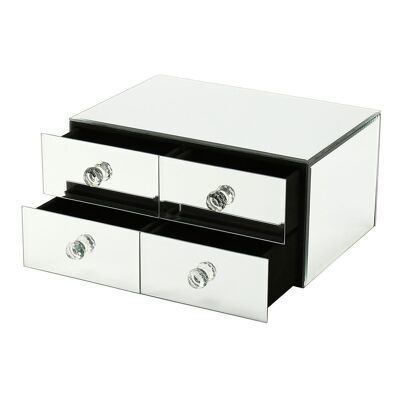organizer jewelry box with drawer