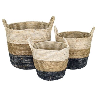 Baskets with Handles 3 Units