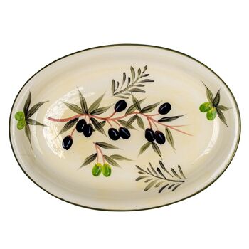 assiette ovale olives 1