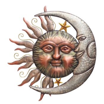 Décoration murale soleil avec lune