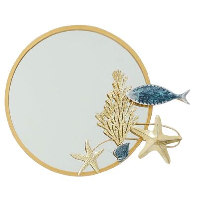 mirror with fish