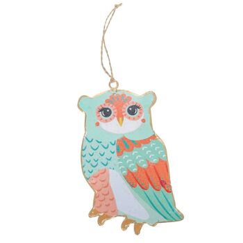 Hibou Pendentif 4 Unités 2