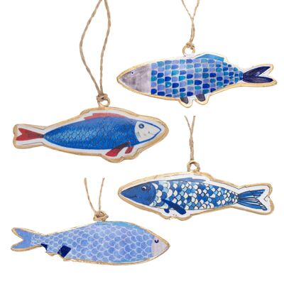 Pendentif Poisson 4 Unités