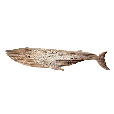 Whale wall decoration