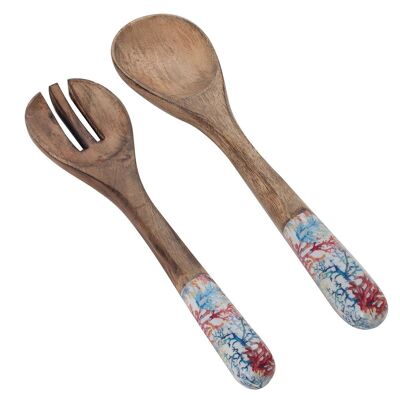 Fork and spoon coral 2U