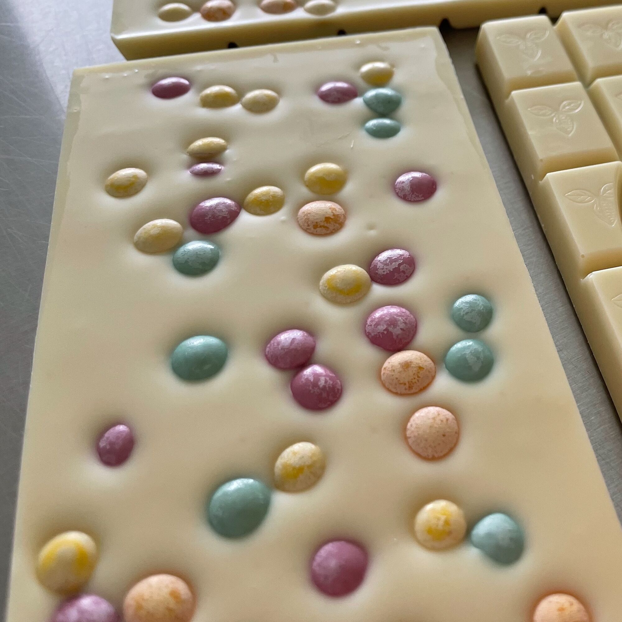 Tavoletta d'urto. caramella bianca