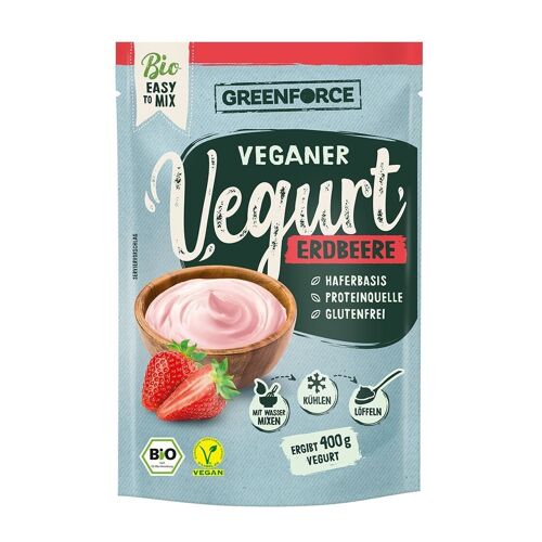Veganer Bio Vegurt Mix Erdbeere