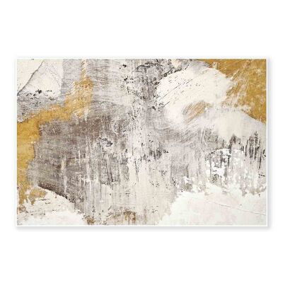 Abstract Gold Textures Art Print 50x70cm