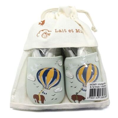 Hot air balloon baby slippers 18-24 months