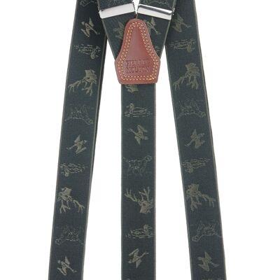 Pierre Mouton Hunting Suspender Green