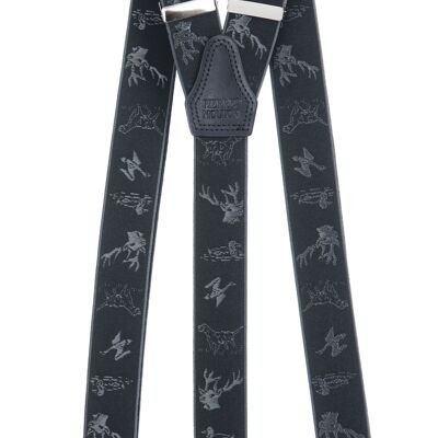 Pierre Mouton Hunting Suspender Black