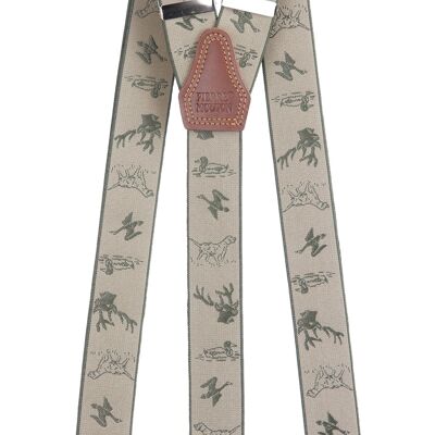 Pierre Mouton Hunting Suspender Beige