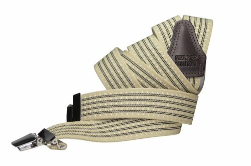 Pierre Mouton Orleans Suspender Beige