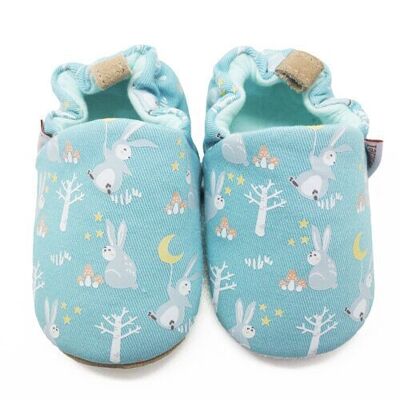 Rabbits cotton slippers, 2-3 years