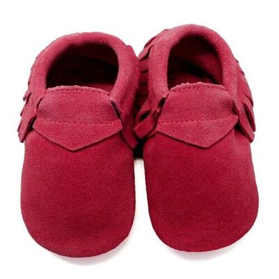 Mocassins suede Rose uni 6-12 mois