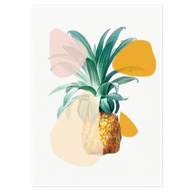 Abstract Pineapple Art Print 50x70cm