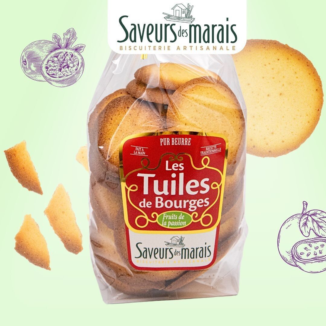 Bourges Tiles with Passion Fruit: An Artisanal Delight from Our Berry