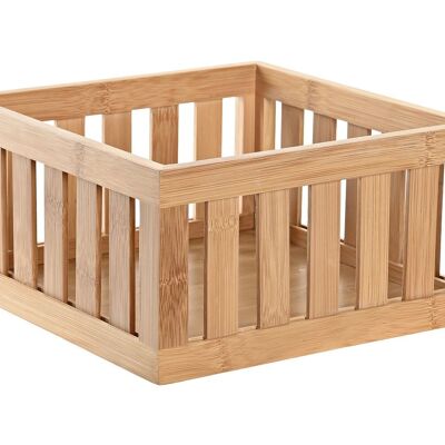 Panier Bambou 22X22X11,5 Naturel PB199431