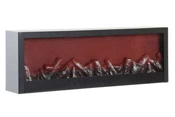 CHEMINEE LED PP 60X10X20 NOIR NV198545 1