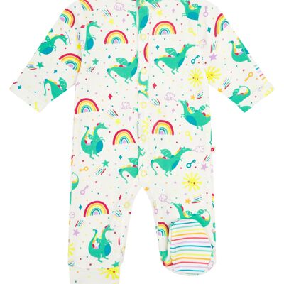 Footed Sleepsuit - Rainbow Dragon