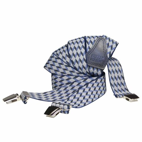 Pierre Mouton Suspender Escher Dark Blue