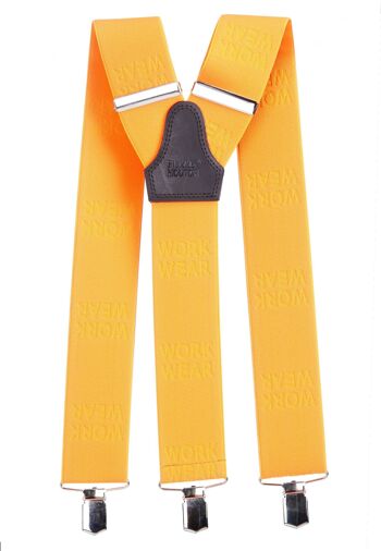 Work Wear Porte-Jarretelles Orange avec clips 1