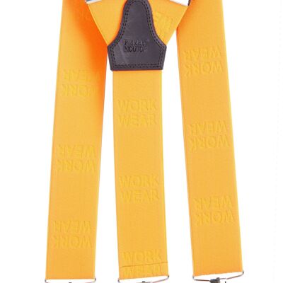 Bretella da lavoro arancione con clip
