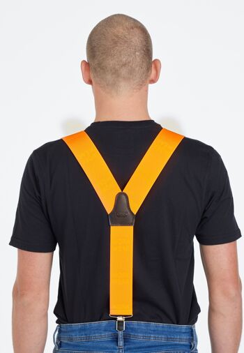 Work Wear Porte-Jarretelles Orange avec clips 3