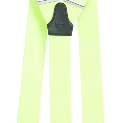 Arbeitskleidungs-Hosenträger Neongelb mit Clips