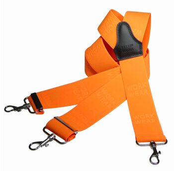 Work Wear Porte-jarretelles Orange avec crochets 4